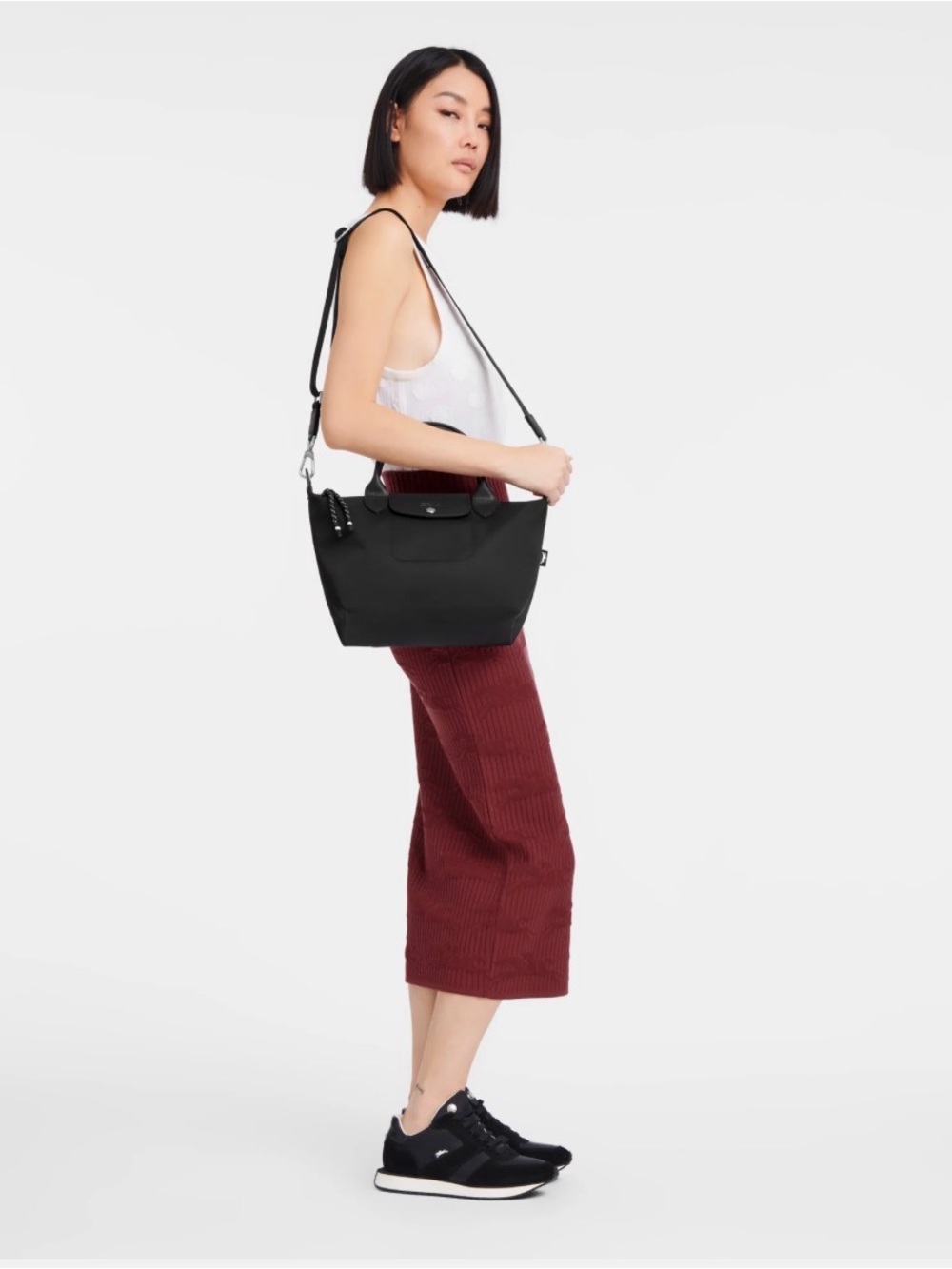 LE PLIAGE ENERGY S HANDBAG Black - Recycled canvas - Picture 2 of 10